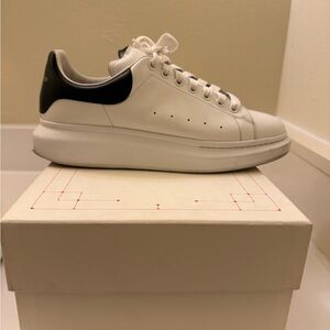 Alexander McQueen White and Black Sneakers